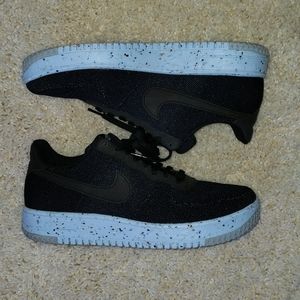 Nike Air Force 1 Crater Flyknit Black/Chambray Blue